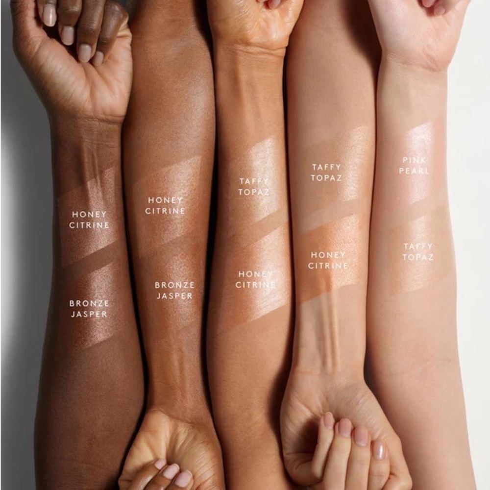 HPx3! Fenty Beauty Eaze Glow’Lit All-Over Glow Enhancer-Taffy Topaz. New! - Picture 9 of 13
